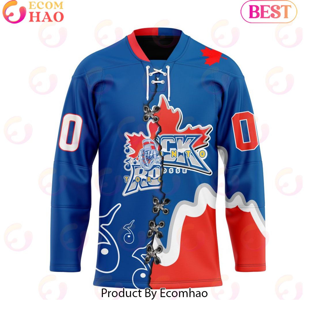 Personalized Toronto Rock Mix Retro And Home Jersey Hockey Jersey