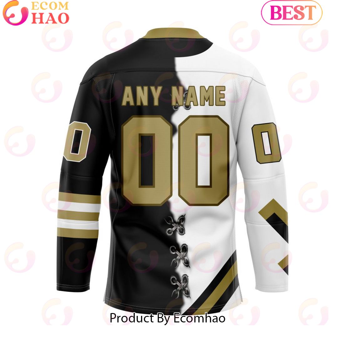 Personalized Vancouver Warriors Mix Retro And Home Jersey Hockey Jersey