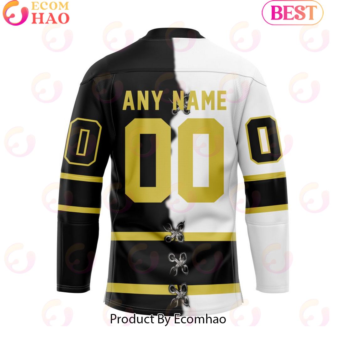 Custom Brandon Wheat Kings Mix Home And Away Hockey Jersey