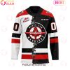Custom Medicine Hat Tigers Mix Home And Away Hockey Jersey