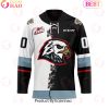 Custom Moose Jaw Warriors Mix Home And Away Hockey Jersey