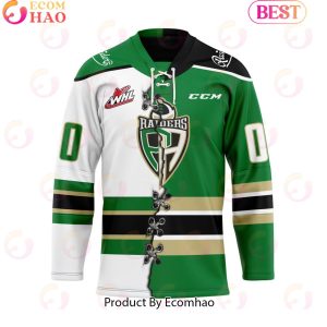 Custom Prince Albert Raiders Mix Home And Away Hockey Jersey