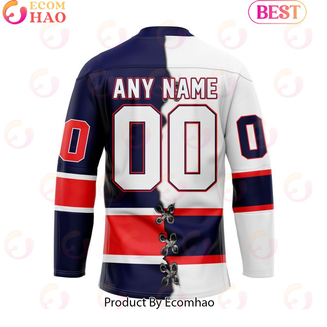 Custom Regina Pats Mix Home And Away Hockey Jersey