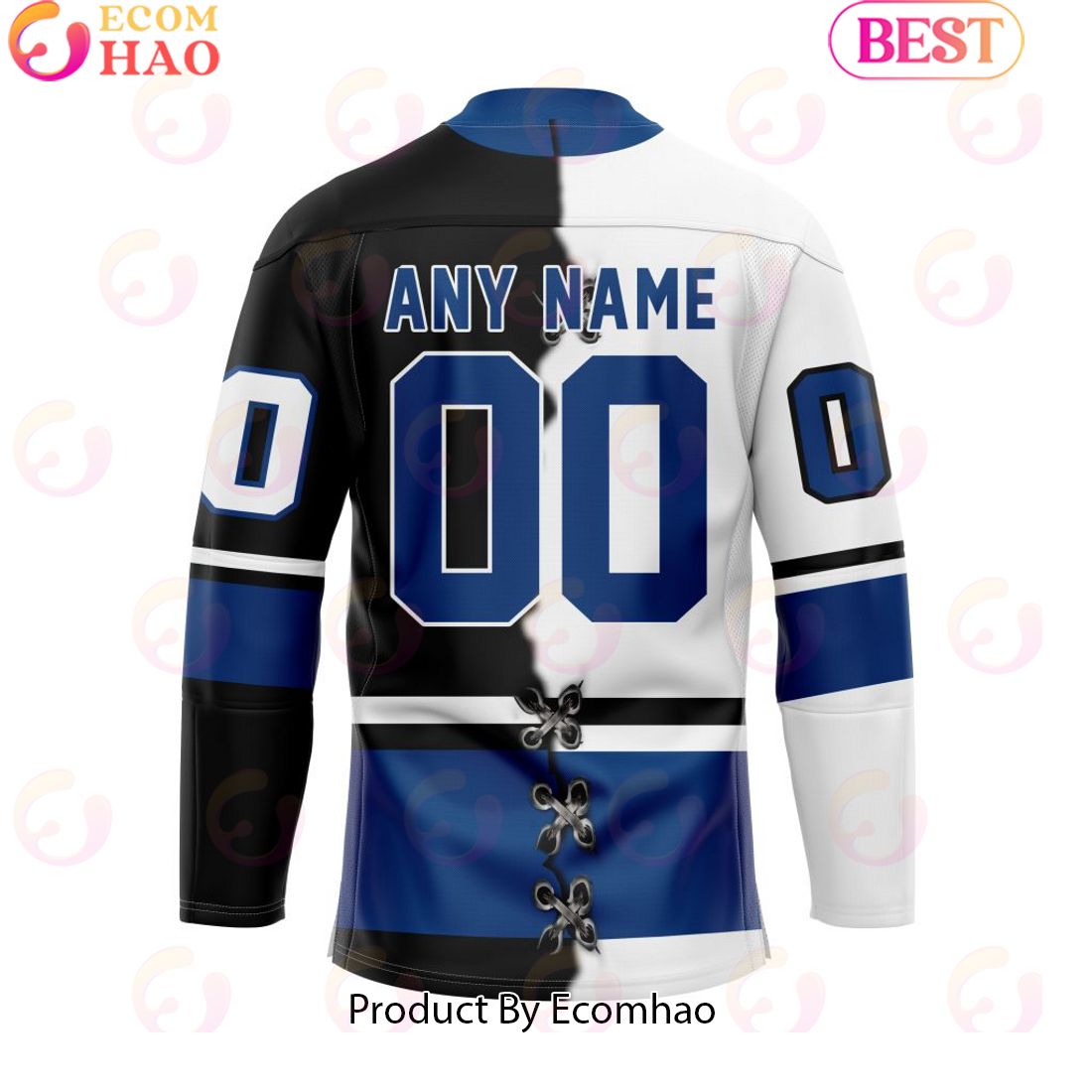 Custom Victoria Royals Mix Home And Away Hockey Jersey