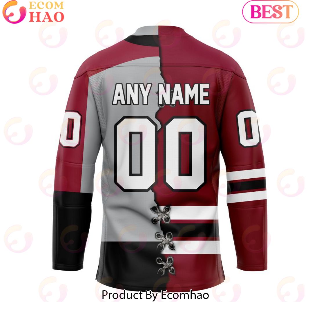 Personalized OHL Guelph Storm Mix Home And Retro Hockey Jersey