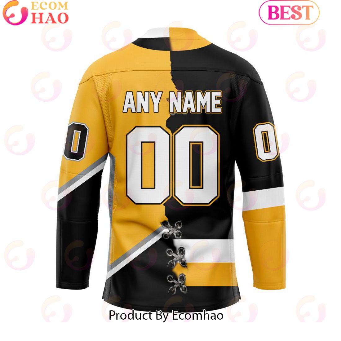 Personalized OHL Kingston Frontenacs Mix Home And Retro Hockey Jersey