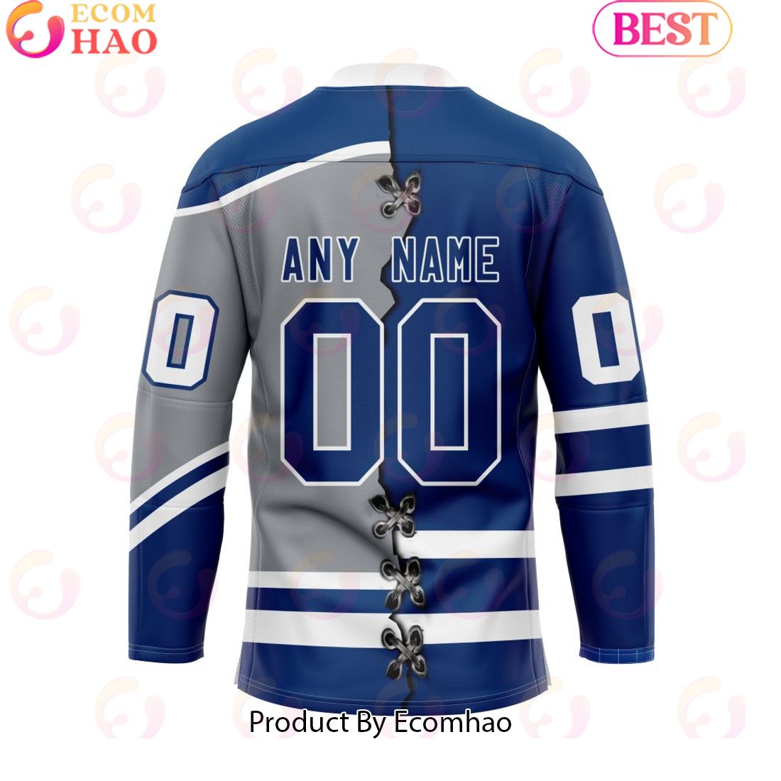 Personalized OHL Mississauga Steelheads Mix Home And Retro Hockey Jersey