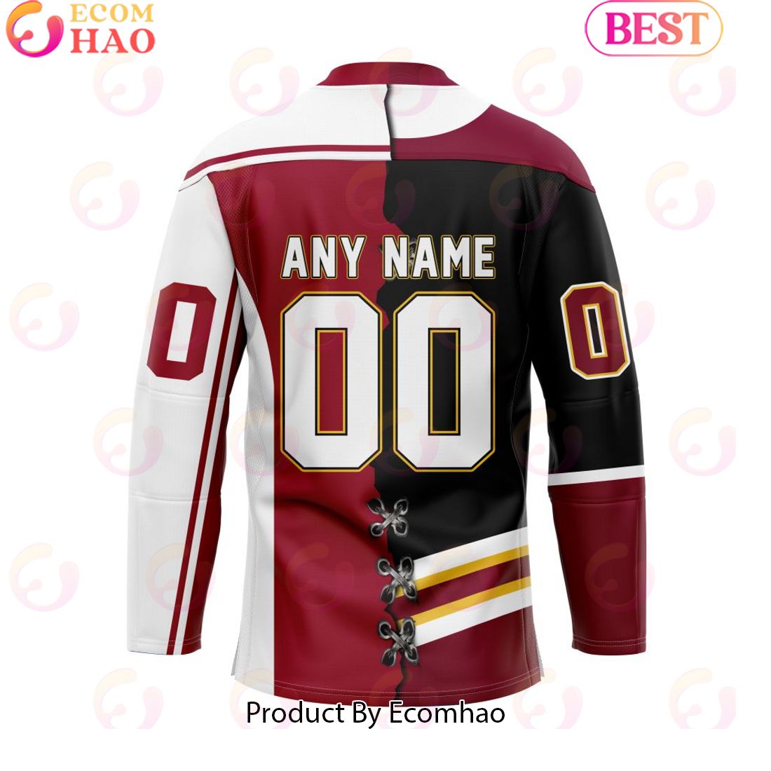 Personalized OHL Peterborough Petes Mix Home And Retro Hockey Jersey