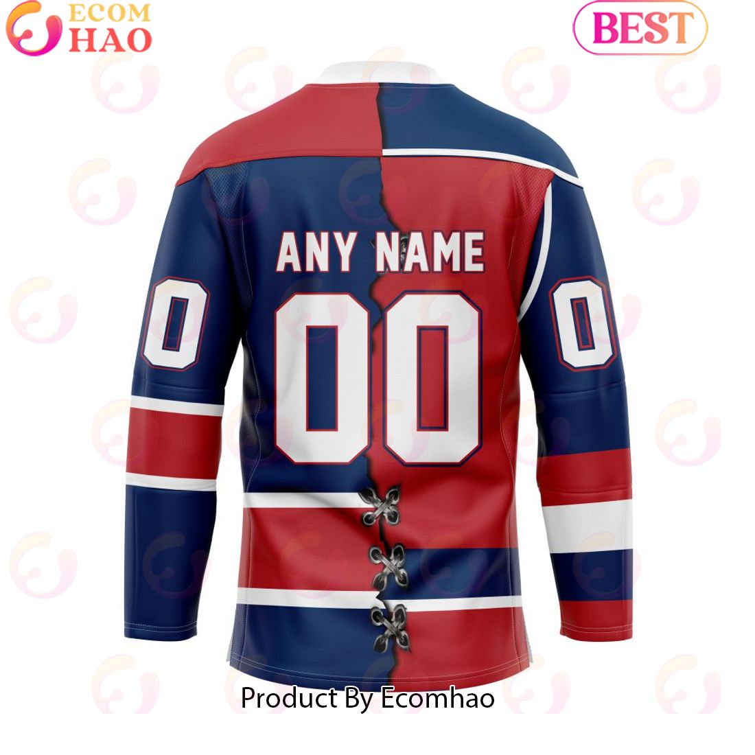 Personalized OHL Saginaw Spirit Mix Home And Retro Hockey Jersey