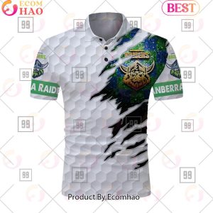 Personalized Golf NRL Canberra Raiders Polo Shirt