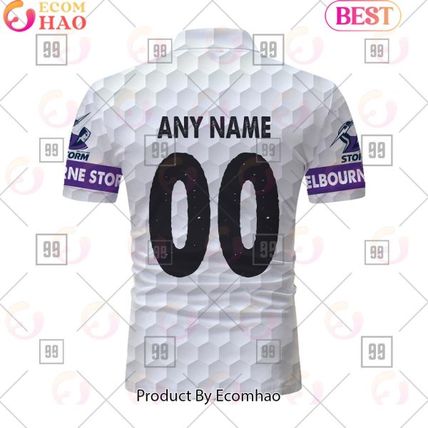 Personalized Golf NRL Melbourne Storm Polo Shirt