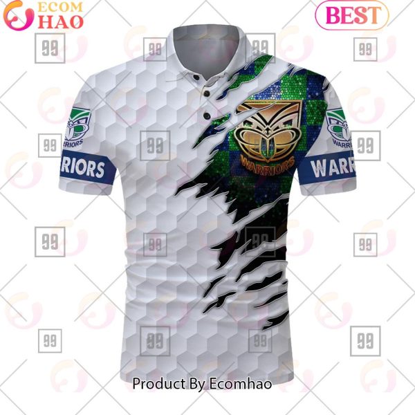 Personalized Golf NRL NZ Warriors Polo Shirt