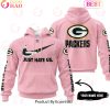 Just Hate Us Pink Custom Name Detroit Lions Hoodie