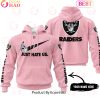 Just Hate Us Pink Custom Name Los Angeles Chargers Hoodie
