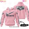 Just Hate Us Pink Custom Name Pittsburgh Steelers Hoodie