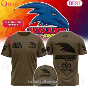 AFL Adelaide Football Club Limited Edition Army Tee