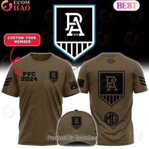 AFL Port Adelaide Football Club Limited Edition Army Tee