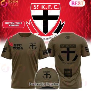 AFL St Kilda Saints Football Club Limited Edition Army Tee
