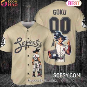 Arizona Diamondbacks Dragon Ball Son Goku Baseball Jersey Sand