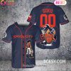 Kansas City Royals Dragon Ball Son Goku Baseball Jersey Light Blue