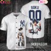 Oakland Athletics Dragon Ball Son Goku Baseball Jersey White