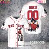 Baltimore Orioles Dragon Ball Son Goku Baseball Jersey White