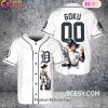 Houston Astros Dragon Ball Son Goku Baseball Jersey Orange