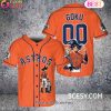 Houston Astros Dragon Ball Son Goku Baseball Jersey White