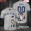 Oakland Athletics Dragon Ball Son Goku Baseball Jersey Green