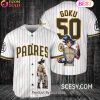San Francisco Giants Dragon Ball Son Goku Baseball Jersey Black