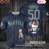 San Francisco Giants Dragon Ball Son Goku Baseball Jersey White