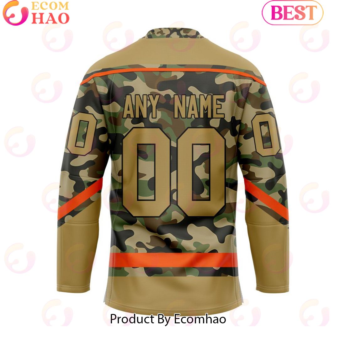 Personalized NHL Anaheim Ducks Special Camo Design Hockey Jersey