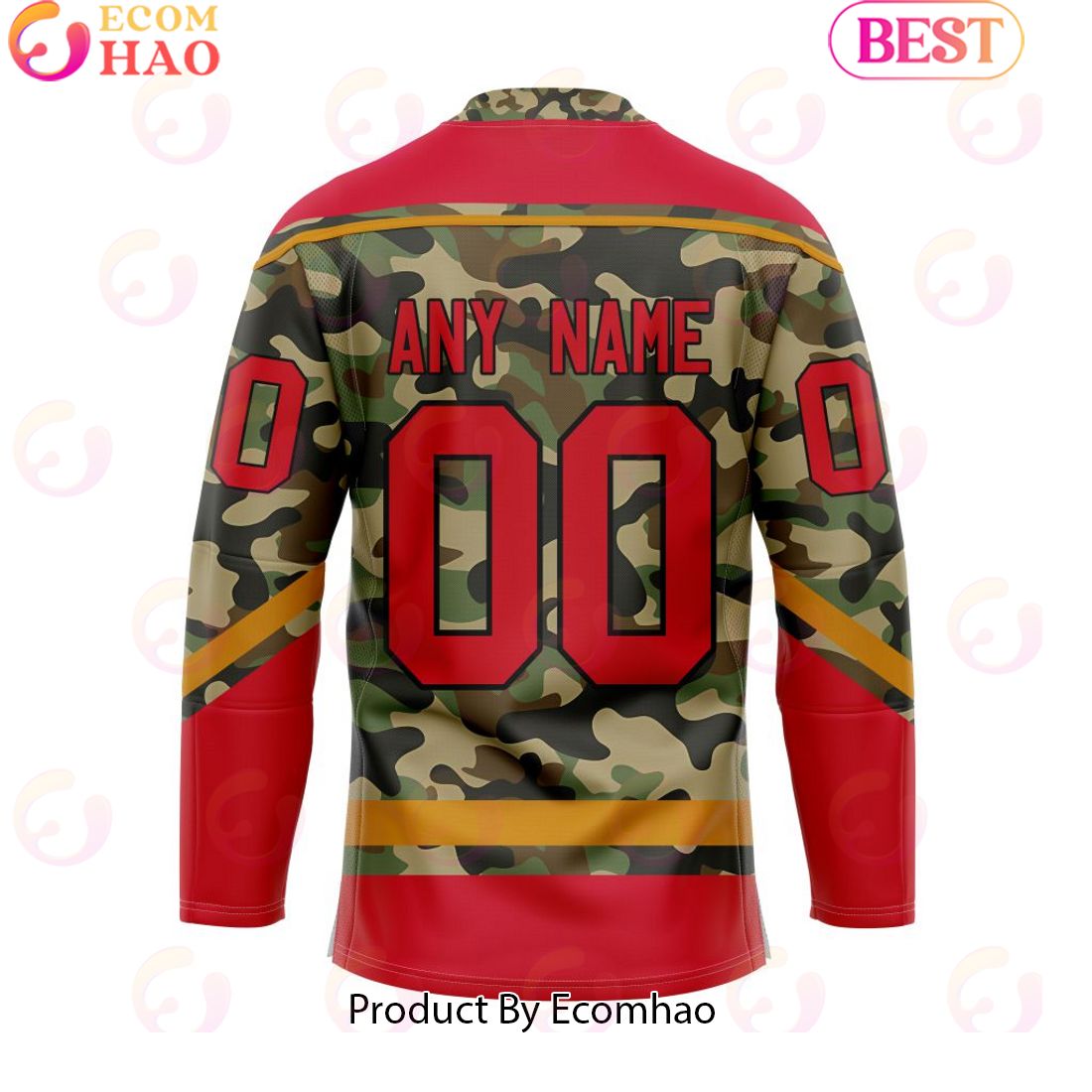 Personalized NHL Chicago Blackhawks Special Camo Design Hockey Jersey