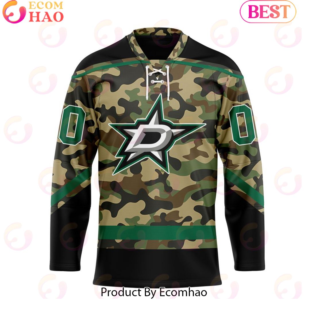 Personalized NHL Dallas Stars Special Camo Design Hockey Jersey