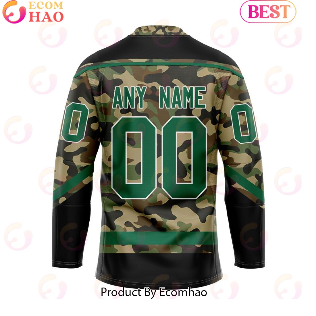 Personalized NHL Dallas Stars Special Camo Design Hockey Jersey