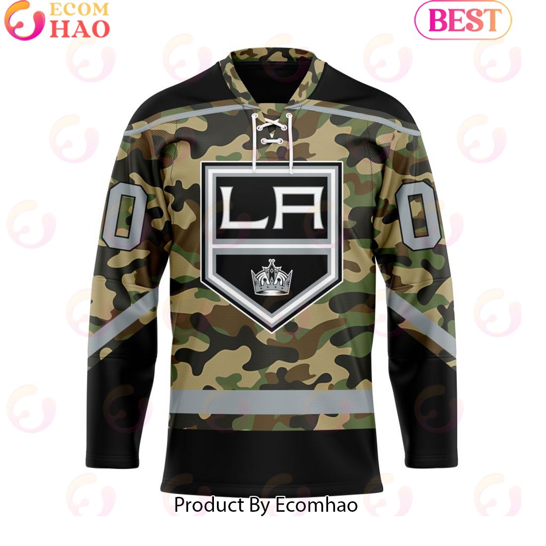 Personalized NHL Los Angeles Kings Special Camo Design Hockey Jersey