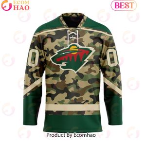 Personalized NHL Minnesota Wild Special Camo Design Hockey Jersey