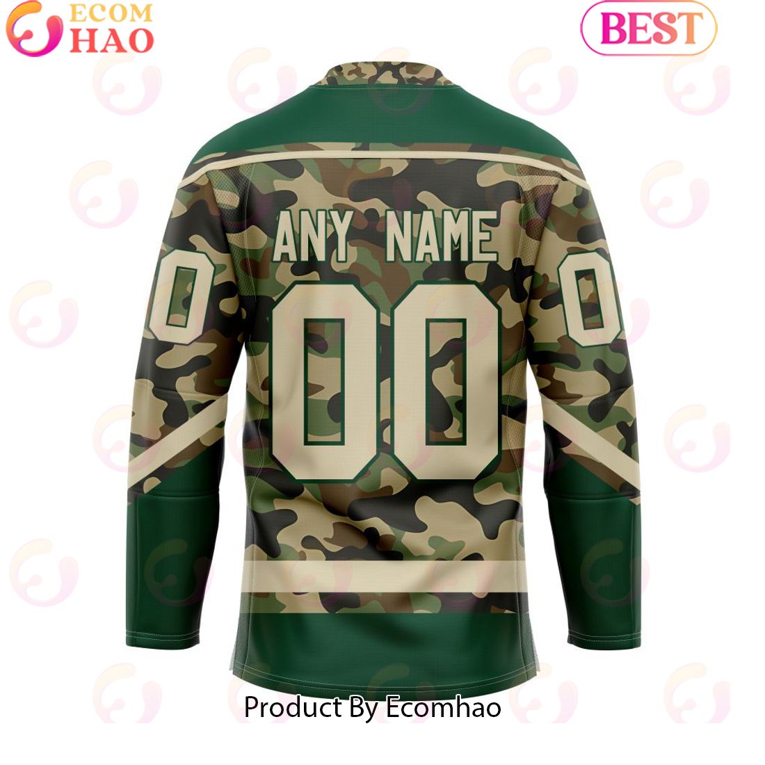 Personalized NHL Minnesota Wild Special Camo Design Hockey Jersey