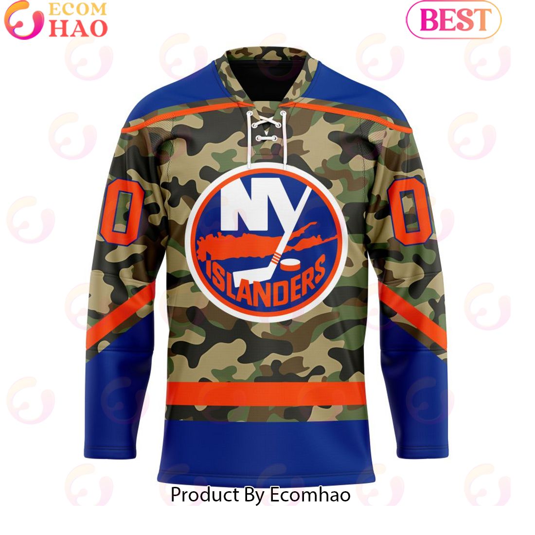 Personalized NHL New York Islanders Special Camo Design Hockey Jersey