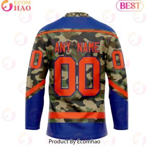 Personalized NHL New York Islanders Special Camo Design Hockey Jersey