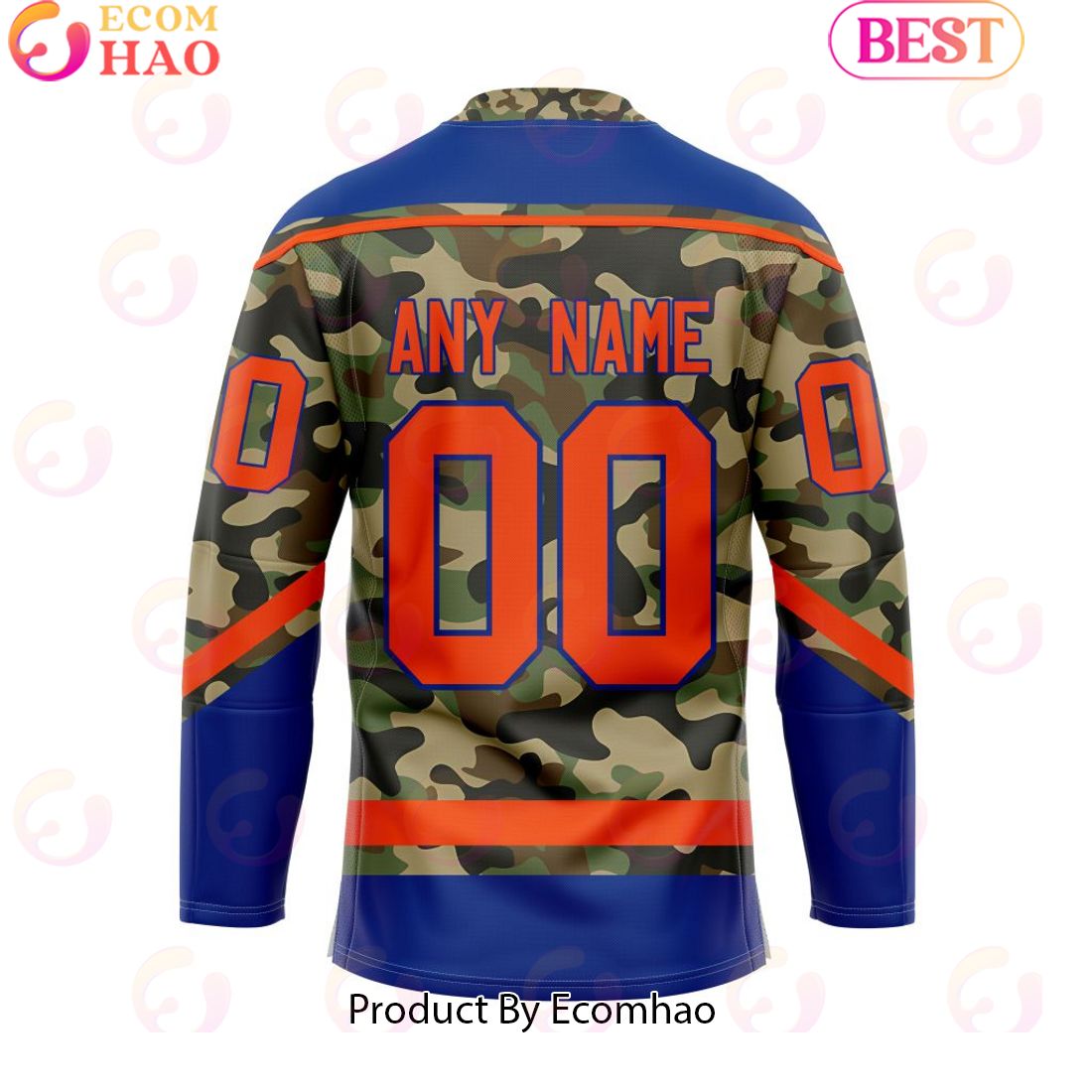 Personalized NHL New York Islanders Special Camo Design Hockey Jersey