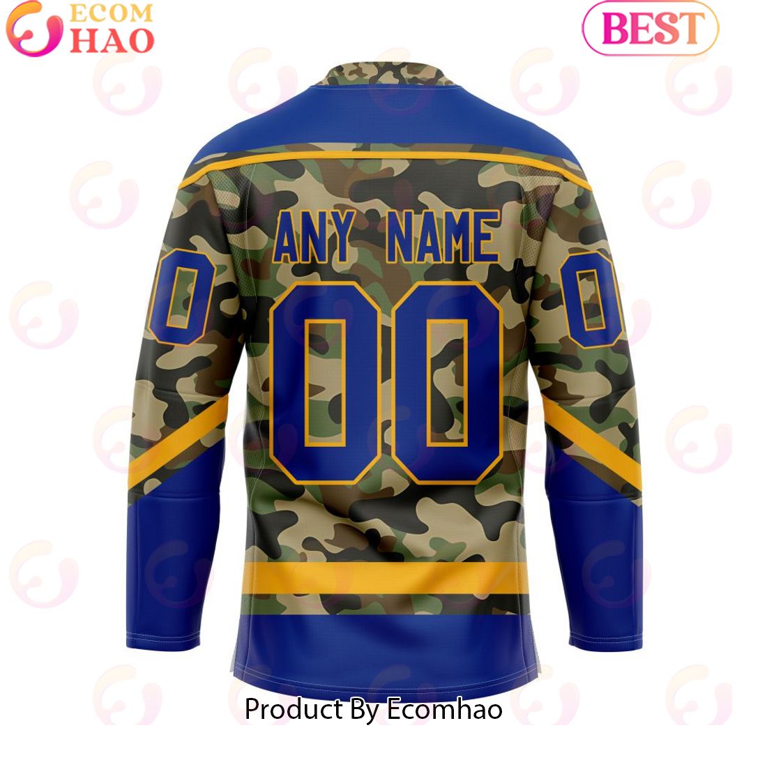 Personalized NHL St. Louis Blues Special Camo Design Hockey Jersey