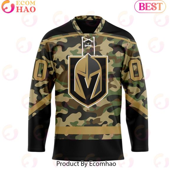 Personalized NHL Vegas Golden Knights Special Camo Design Hockey Jersey