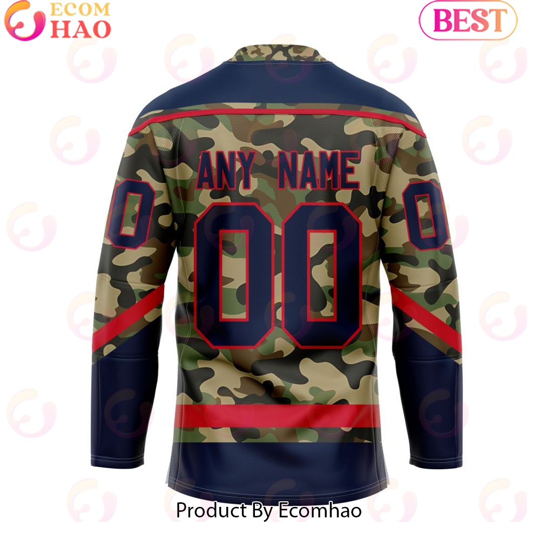 Personalized NHL Washington Capitals Special Camo Design Hockey Jersey