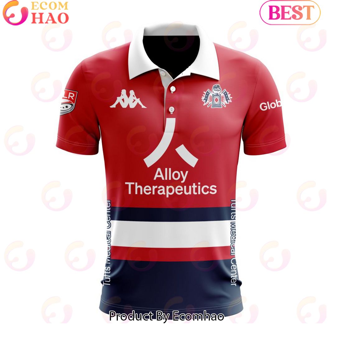 MLR New England Free Jacks Personalized 2024 Away Polo Shirt