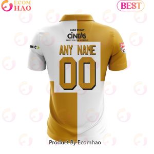 MLR NOLA Gold Personalized 2024 Home Polo Shirt
