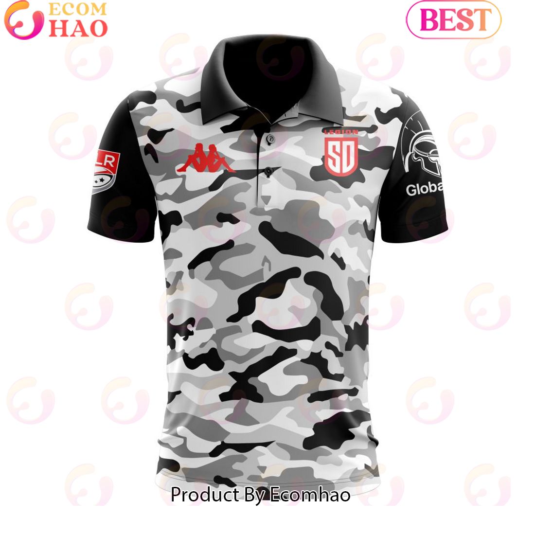 MLR San Diego Legion Personalized 2024 Away Polo Shirt