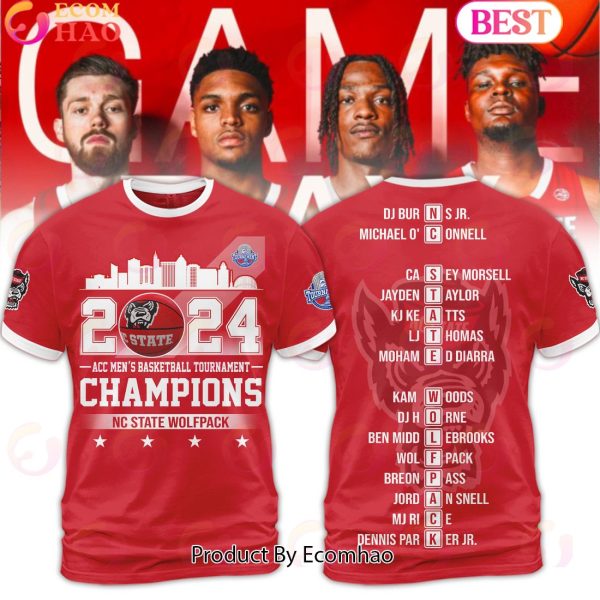 2024 ACC Men’s Basketball Tournament Champions NC State Wolfpack Hoodie