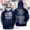2024 ACC Men’s Basketball Tournament Champions North Carolina Tar Heels White Hoodie