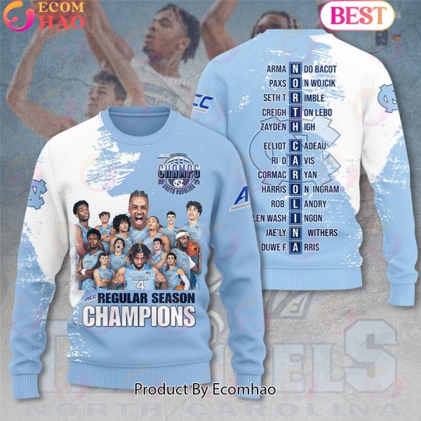 ACC Regular Season Champions North Carolina Tar Heels Hoodie
